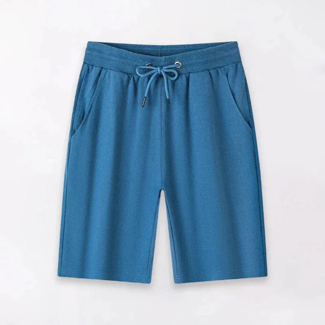 Fred Lightweight Drawstring Shorts by Street-Wave Men Breathable Cotton Casual Summer Apparel Relaxed Fit