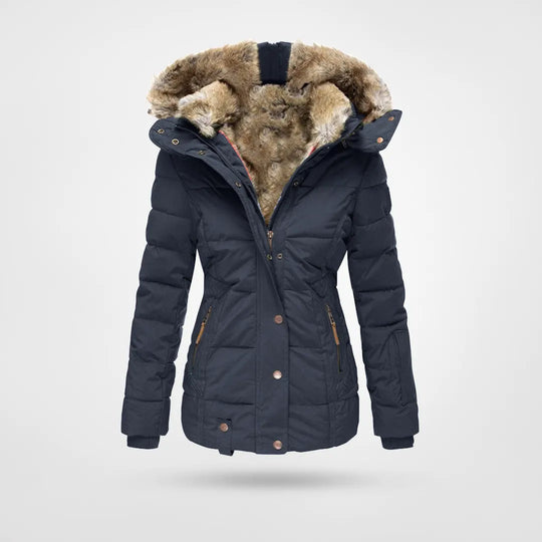 Street-Wave Women's Insulated Puffer Parka Jacket For Winter Warmth And Comfort Everyday Wear