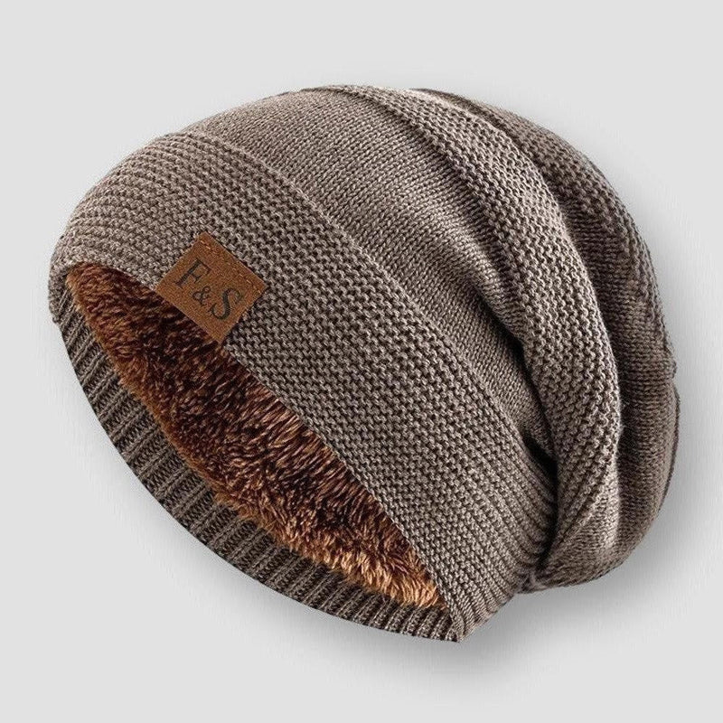 Frost & Stitch Fleece Knit Beanie