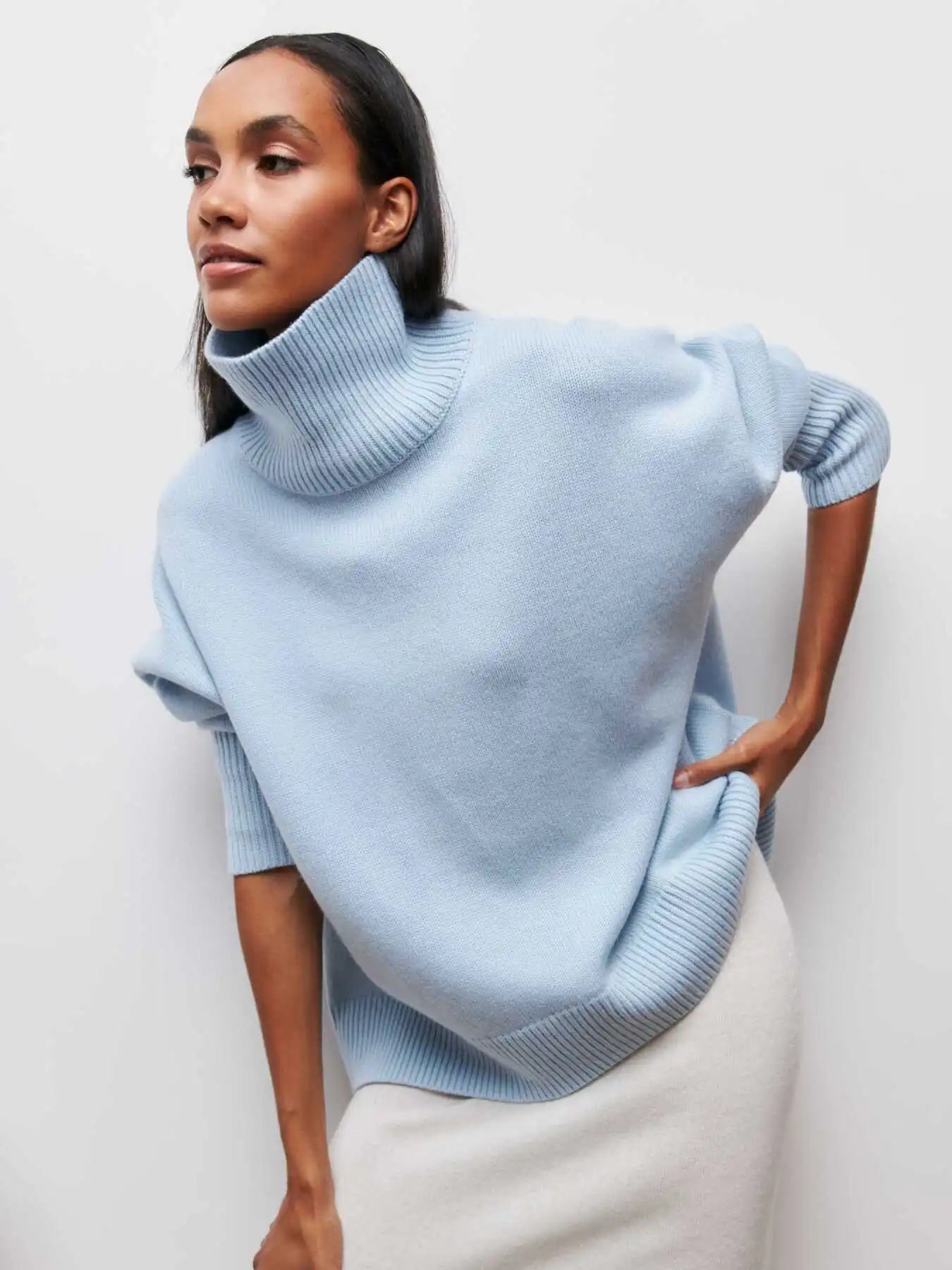 Street-wave Women’s Winter Sweater Giana Cozy Rollneck Knitwear For Everyday Warmth