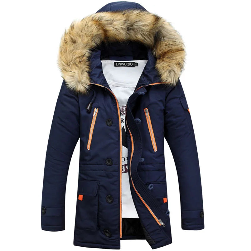 Street Wave Unisex Thick Winter Jacket With Faux Fur Hood For Daily Warmth And Style