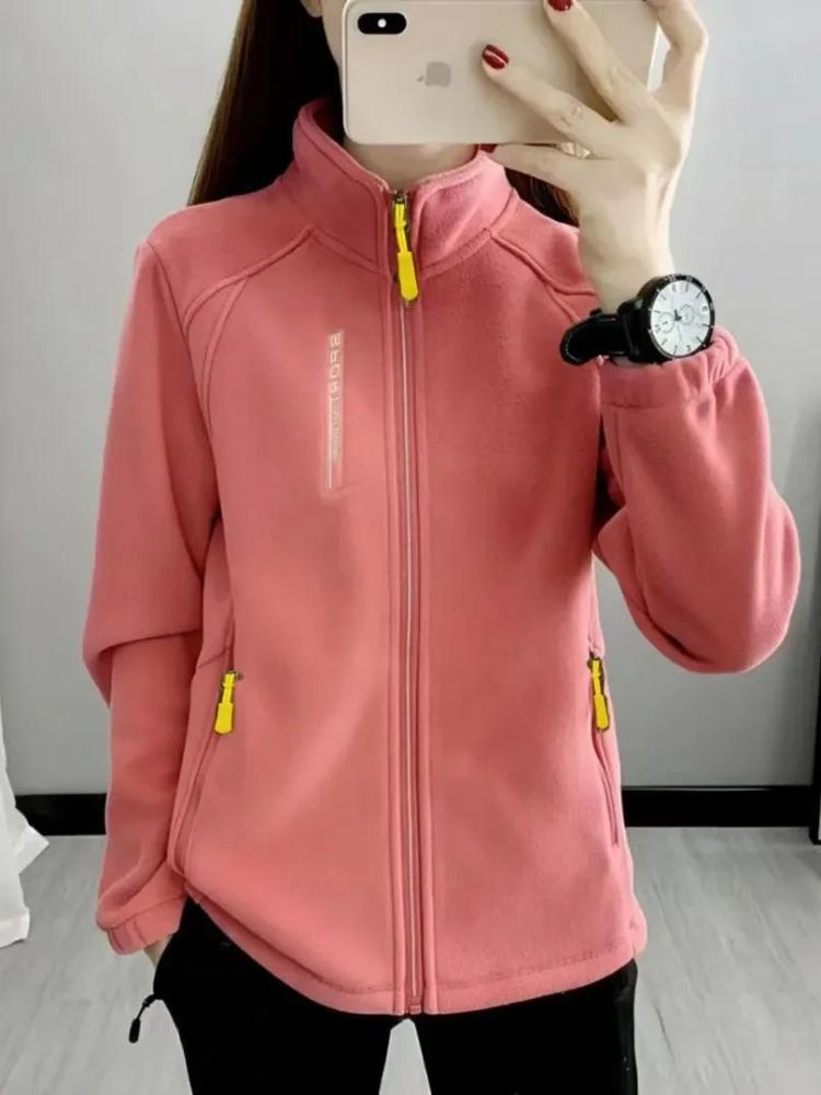 Women Fleece Jacket Gisel By Streetwave Cozy Everyday Warmth For Active Women All Day Comfort
