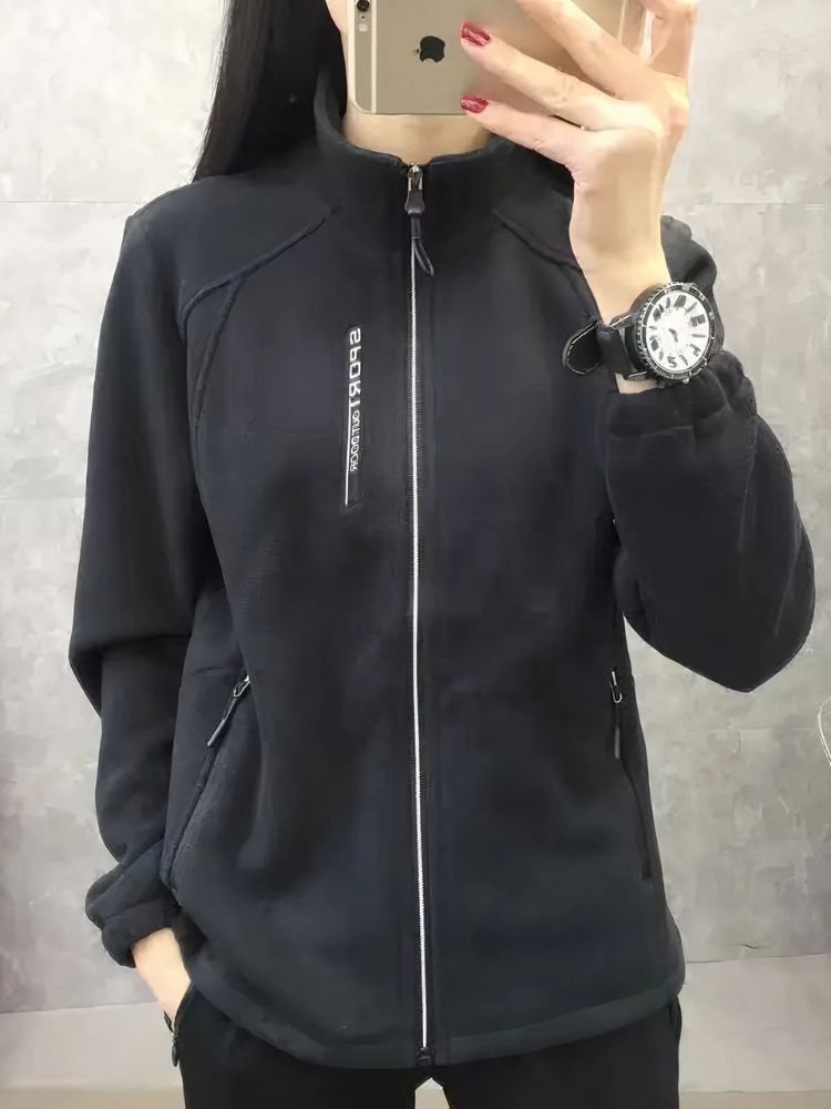 Women Fleece Jacket Gisel By Streetwave Cozy Everyday Warmth For Active Women All Day Comfort