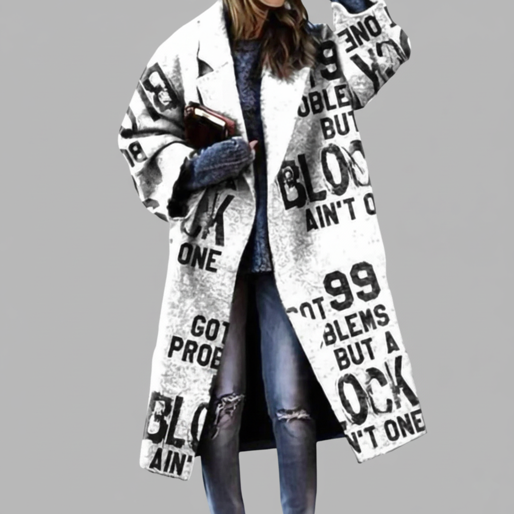 Street Wave Plus Size Long Wool Coat For Women Warm Extended Length Flattering Fit Winter Fashion