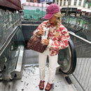 Streetwave Spring Jacket Floral Print For Women Lightweight Versatile Outerwear Stylish Comfort