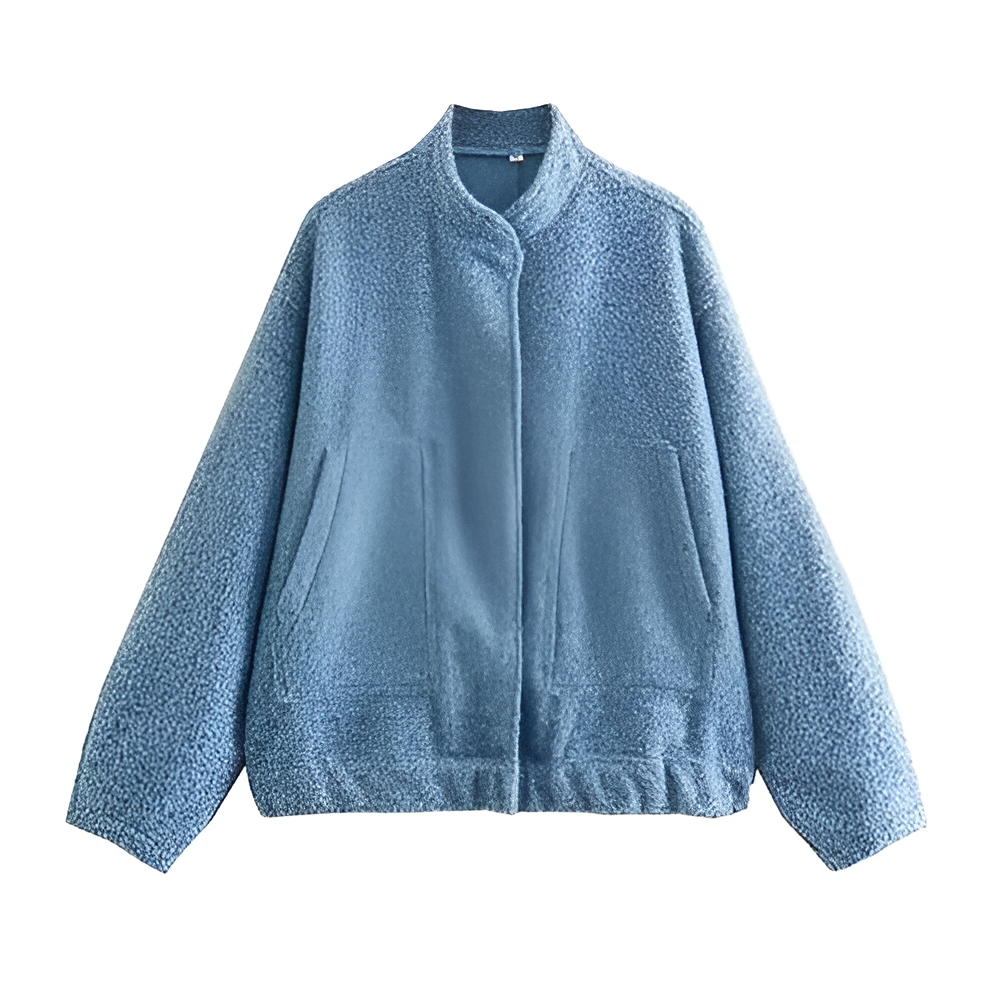 Street-wave Oversized Winter Aviator Jacket For Women Cozy Warmth Layering Ready Chic Street Style