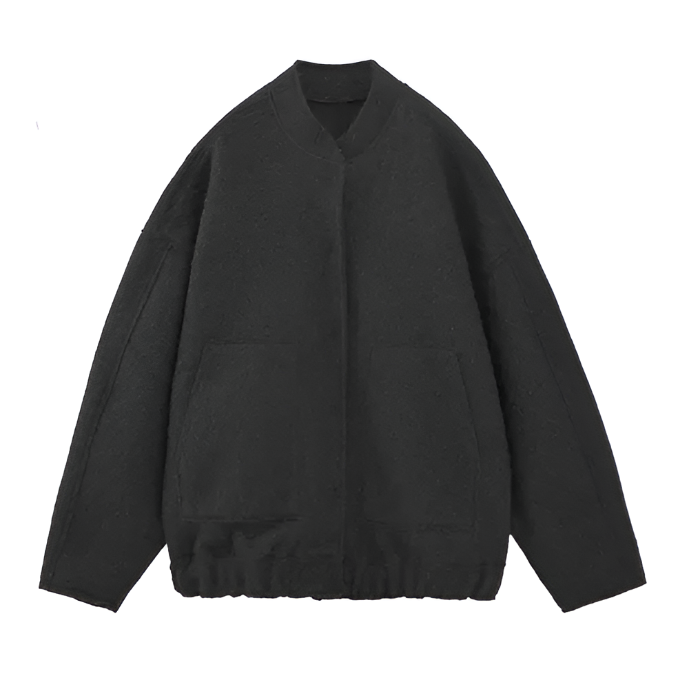 Street-wave Oversized Winter Aviator Jacket For Women Cozy Warmth Layering Ready Chic Street Style