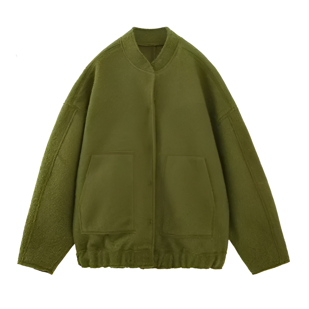 Street-wave Oversized Winter Aviator Jacket For Women Cozy Warmth Layering Ready Chic Street Style