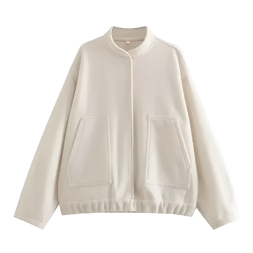 Street-wave Oversized Winter Aviator Jacket For Women Cozy Warmth Layering Ready Chic Street Style