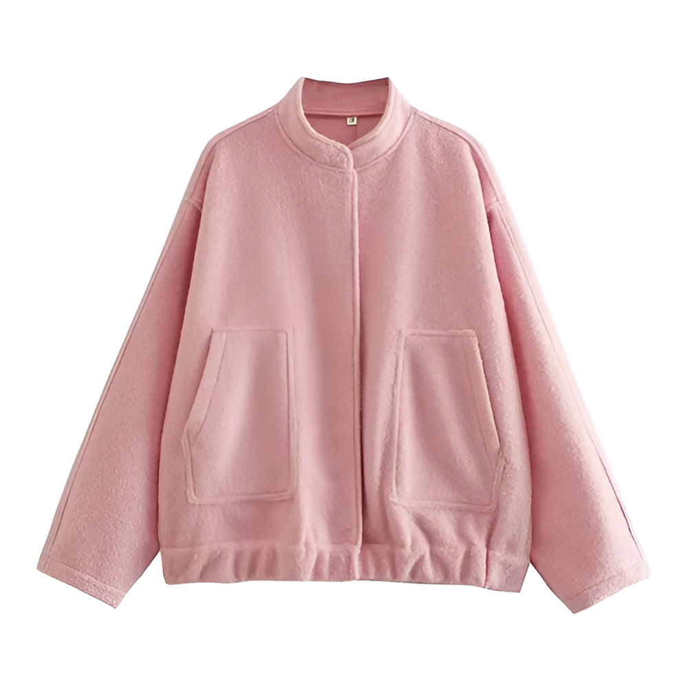 Street-wave Oversized Winter Aviator Jacket For Women Cozy Warmth Layering Ready Chic Street Style