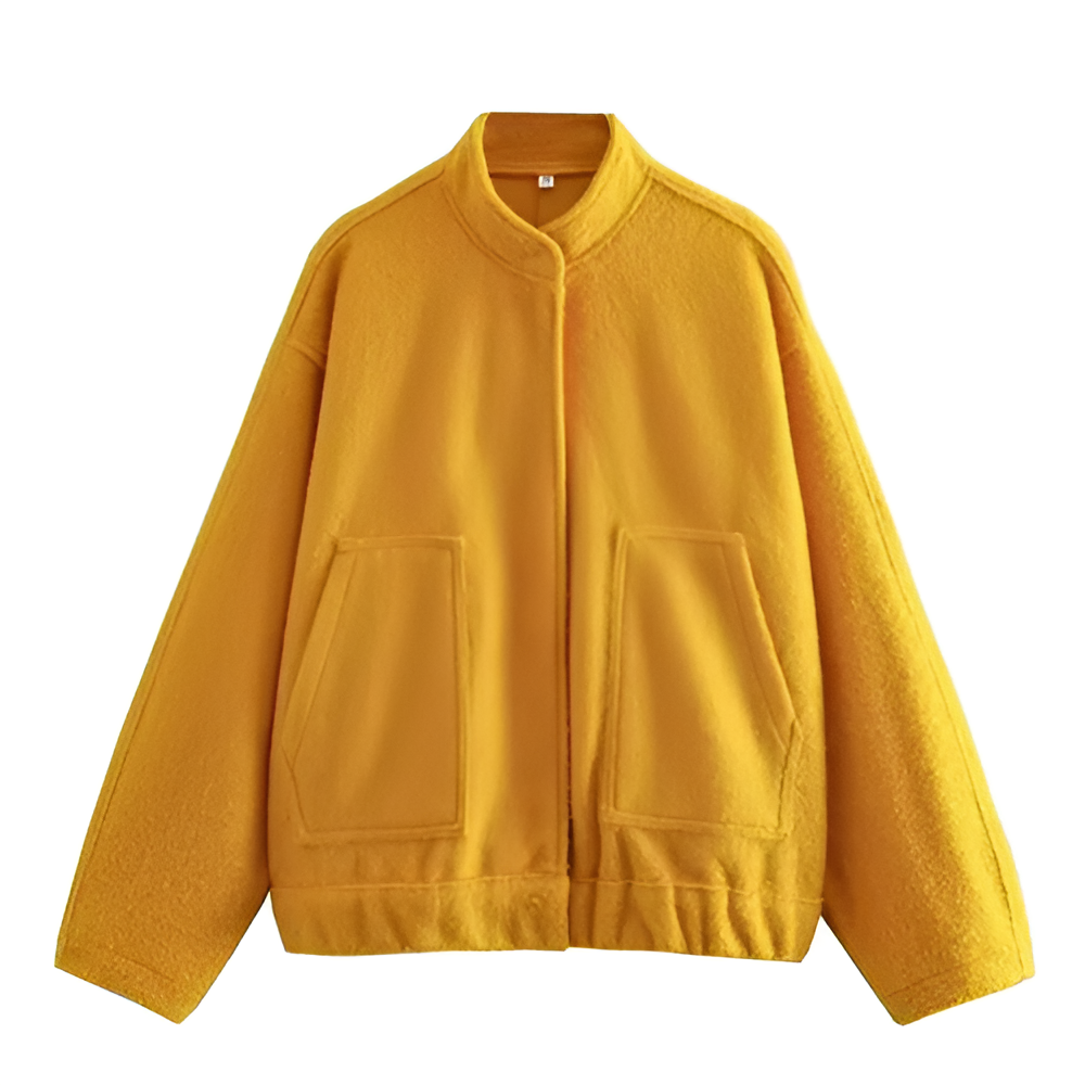 Street-wave Oversized Winter Aviator Jacket For Women Cozy Warmth Layering Ready Chic Street Style