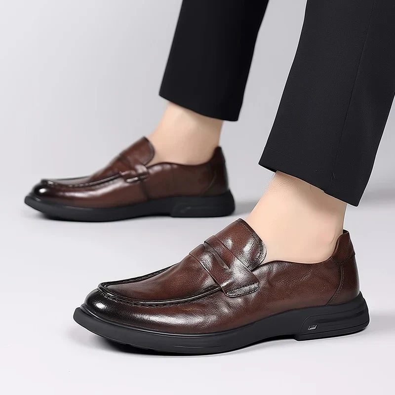 Streetwave Leather Loafers For Men Premium Genuine Leather All Day Comfort For Business Professionals