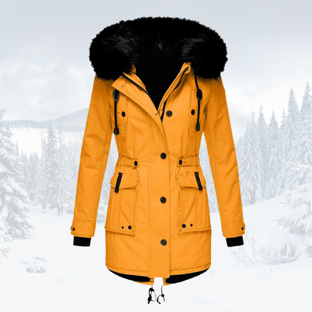 Street-Wave Olivia Windproof Parka With Fur-Lined Hood Women