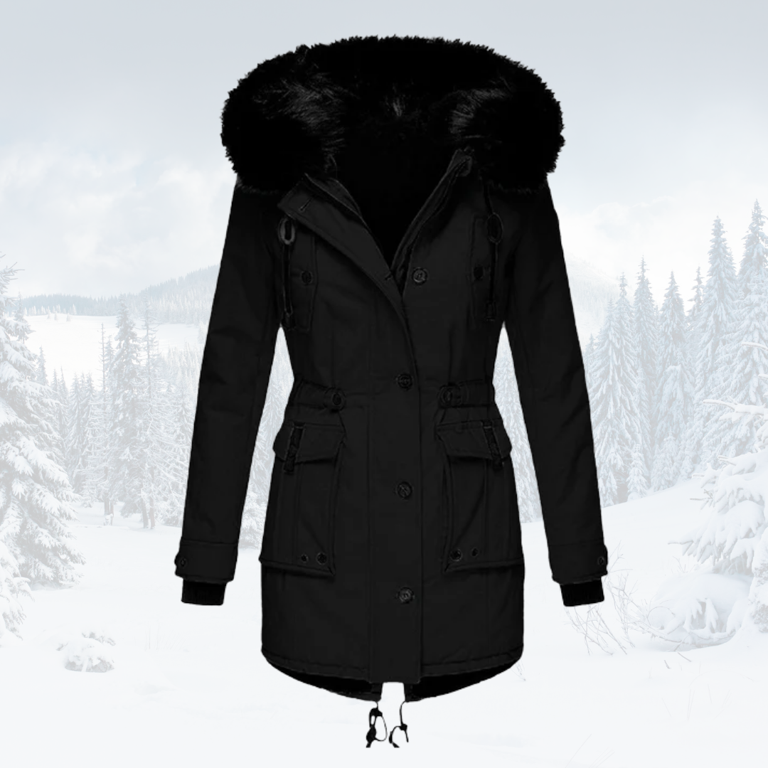 Street-Wave Olivia Windproof Parka With Fur-Lined Hood Women