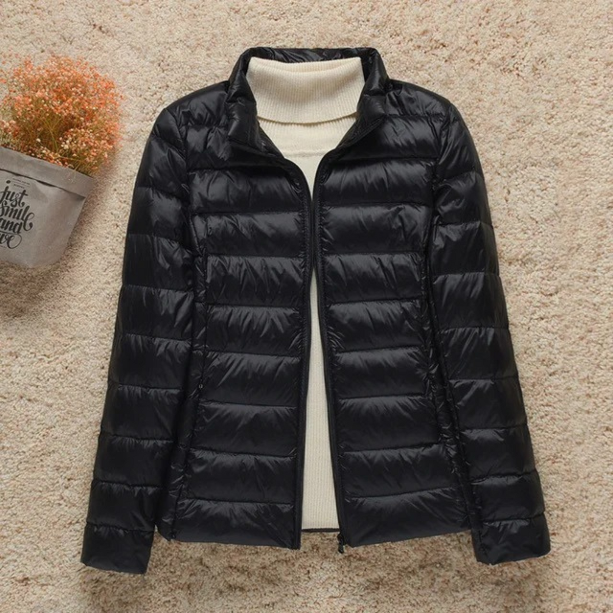 Street Wave Women Hooded Puffer Coat With Lightweight Insulation For Effortless Winter Style