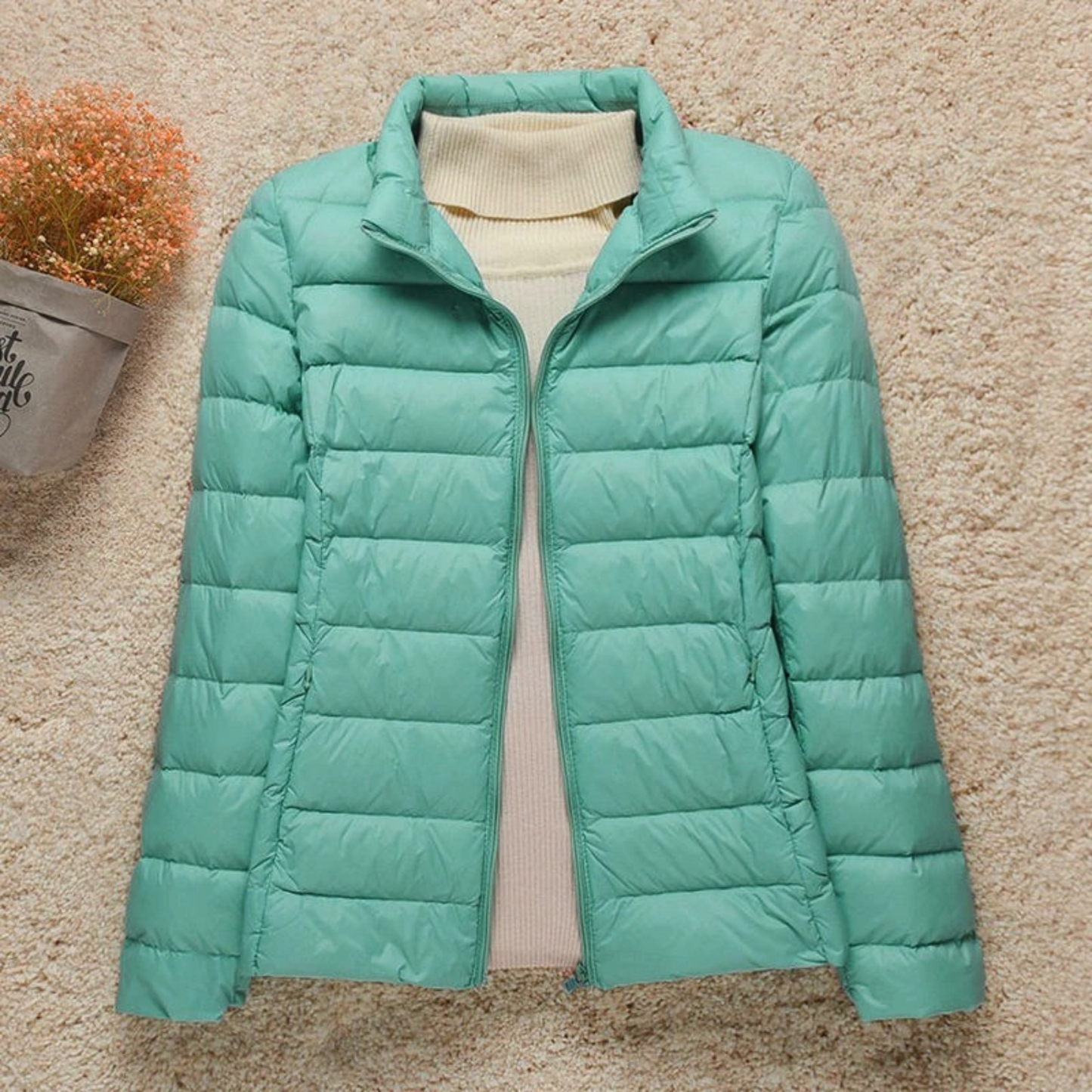 Street Wave Women Hooded Puffer Coat With Lightweight Insulation For Effortless Winter Style