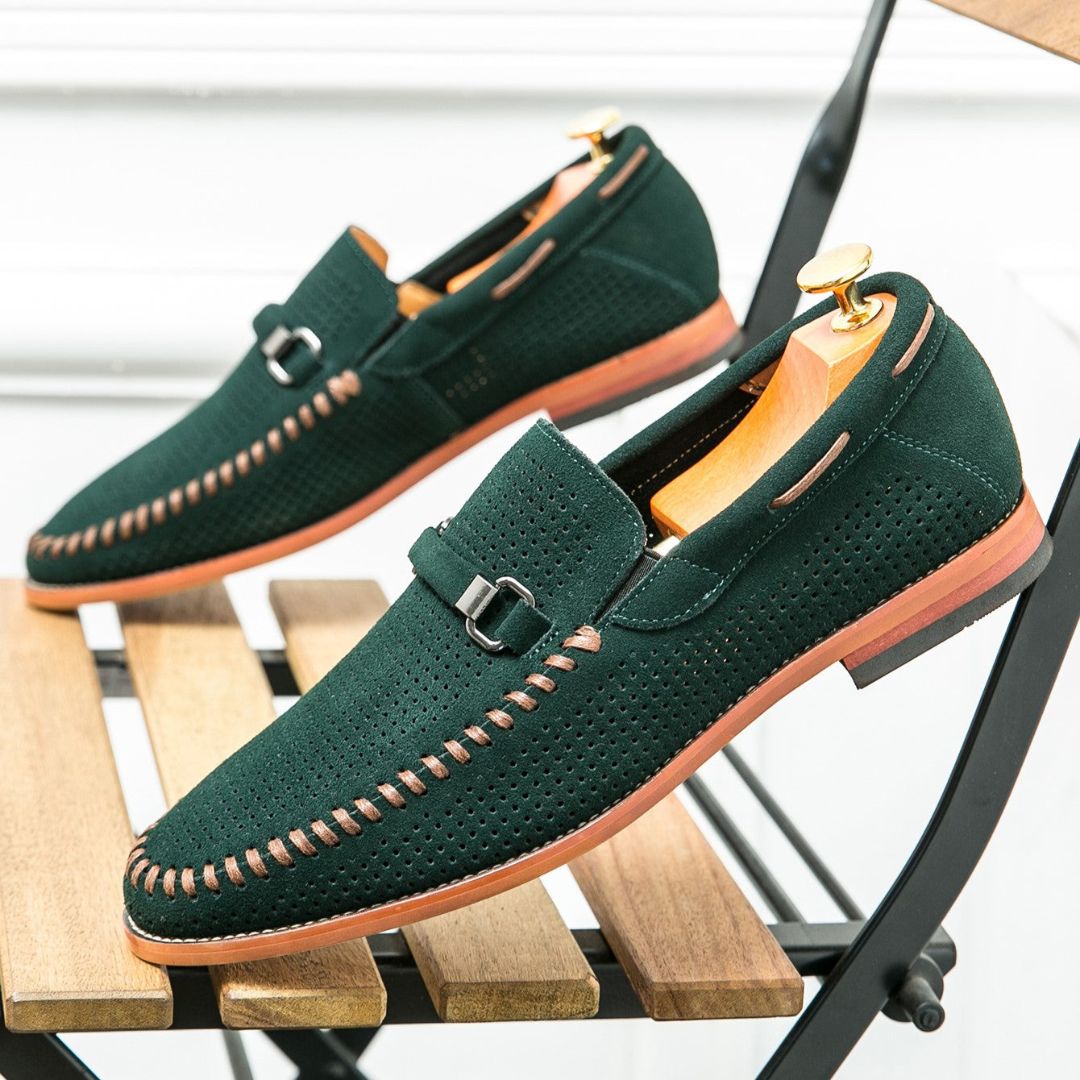 Giovanni Suede Loafers
