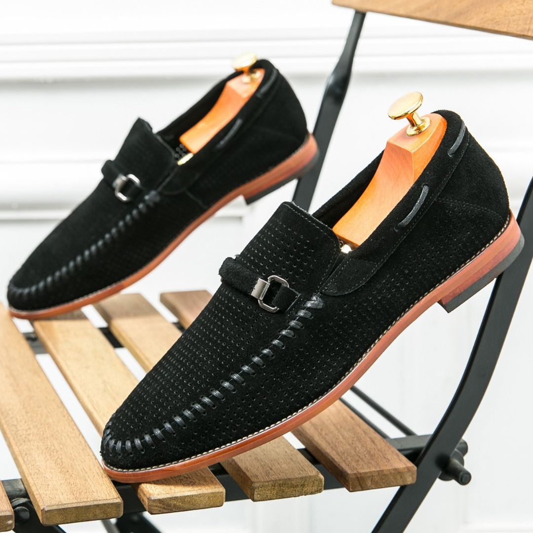 Giovanni Suede Loafers