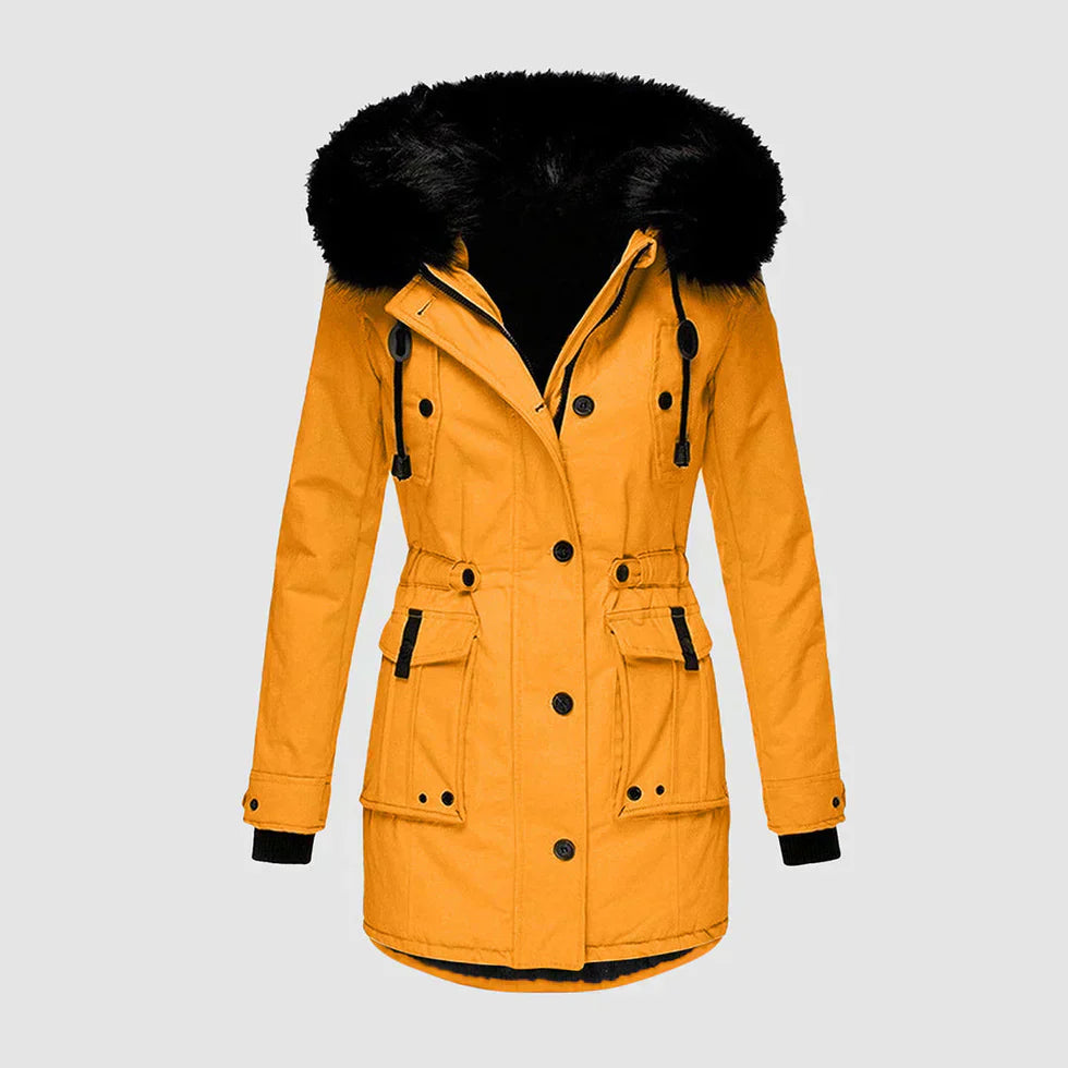 Street-Wave Women's Waterproof Winter Jacket With Warm Fleece Lining For Outdoor Enthusiasts