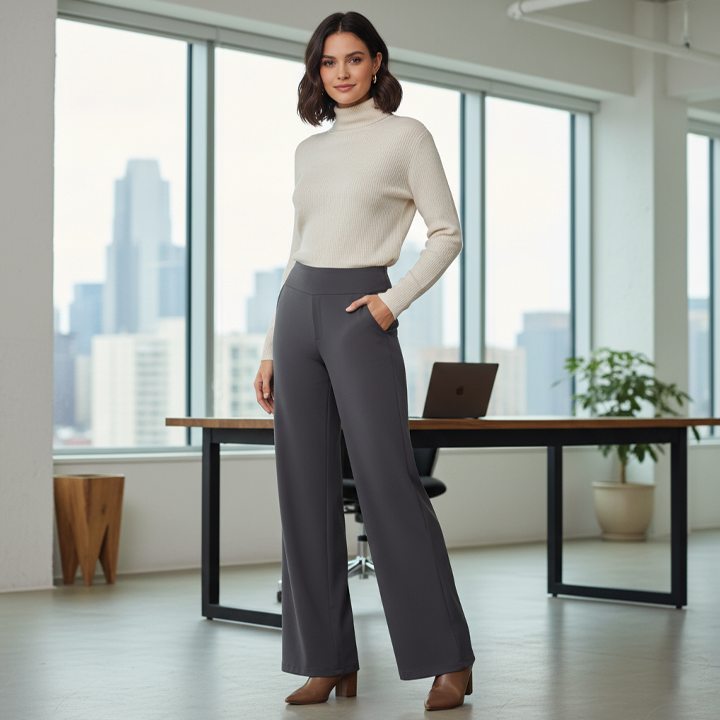 Julie Wide Leg Pants Street Wave For Everyday Wear All Day Comfort