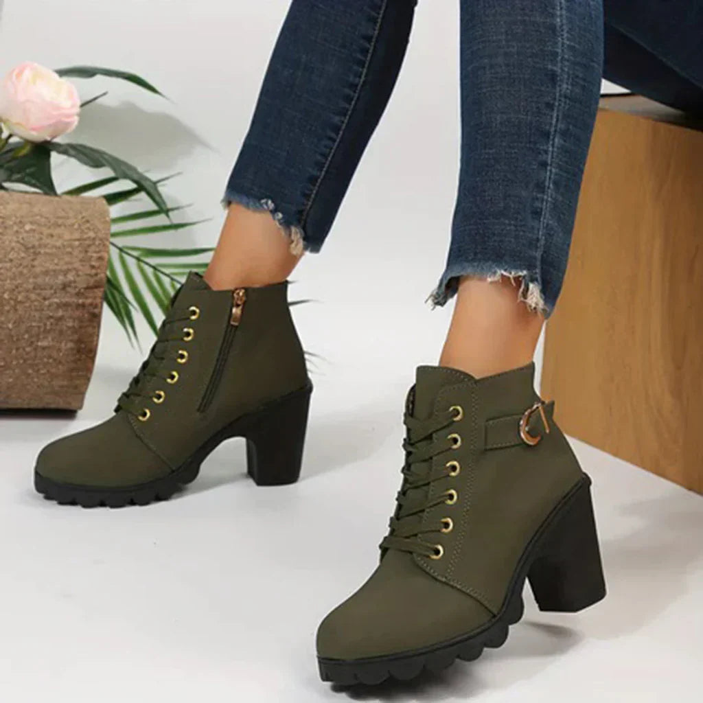Orthopedic Boots For Women Street-Wave Comfortable Supportive Ankle Boots For Everyday Wear