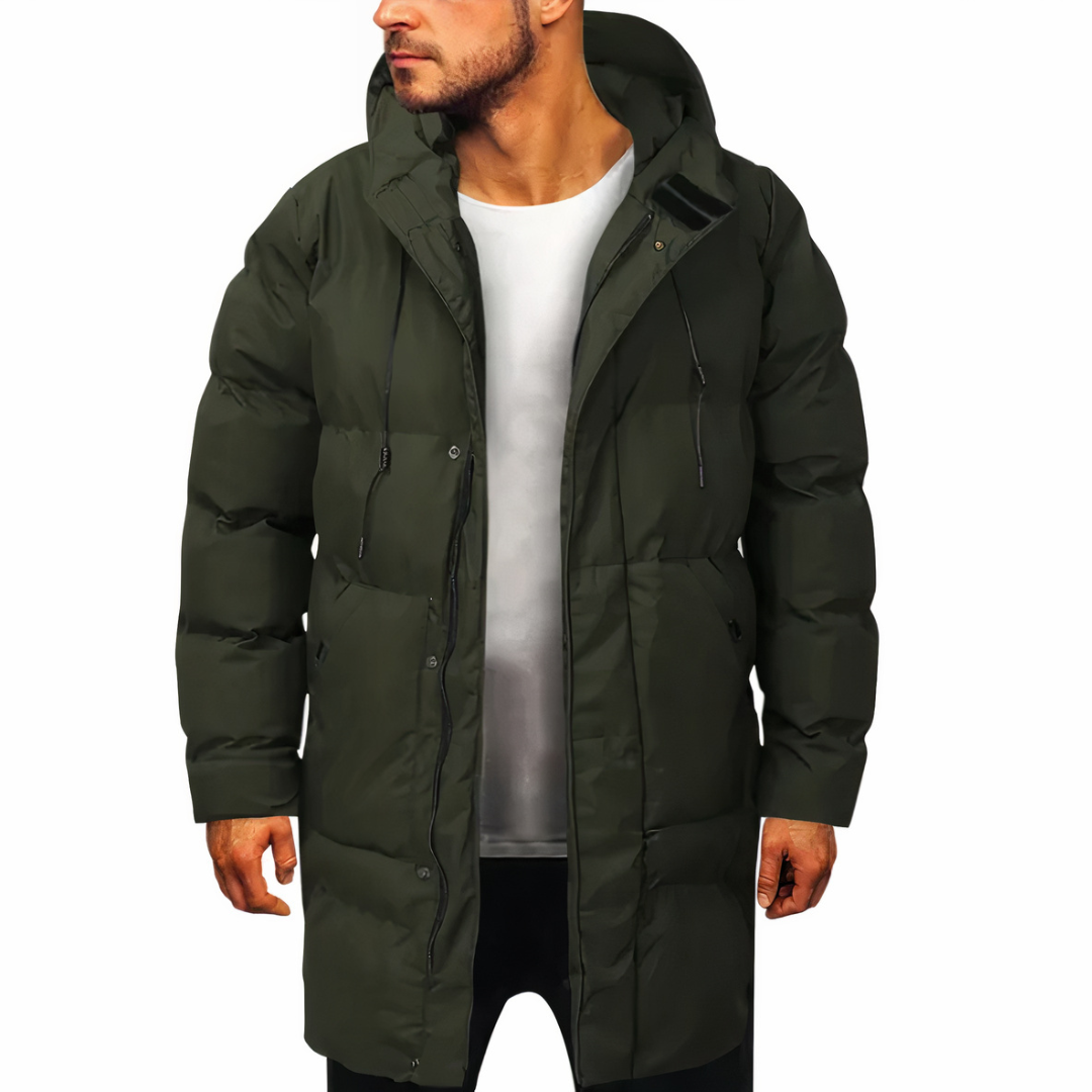 Street-wave Waterproof Winter Jacket With Hood For Men Warm Insulated Coat For Extreme Cold Weather