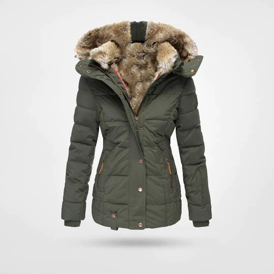 Streetwave Womens Down Jacket Warm Insulation Cozy Fit Lightweight Winter Coat For Cold Weather