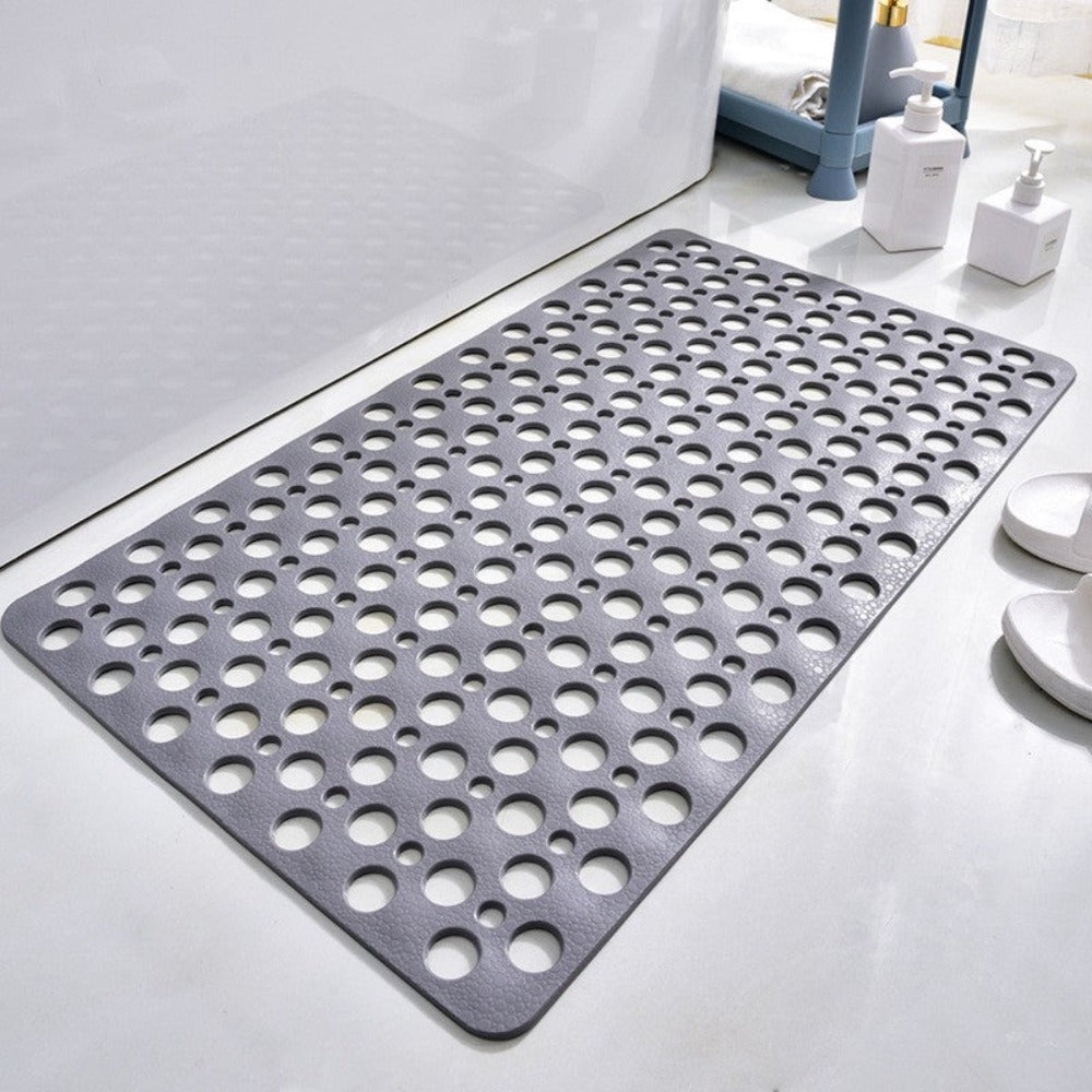 Non-Slip Rubber Shower Mat with Drainage