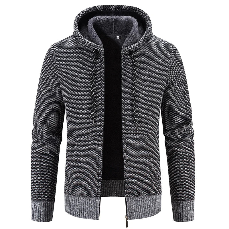 Street-Wave Hooded Knit Vest for Men, Superior Warmth and Comfort, Modern Streetwear Layer