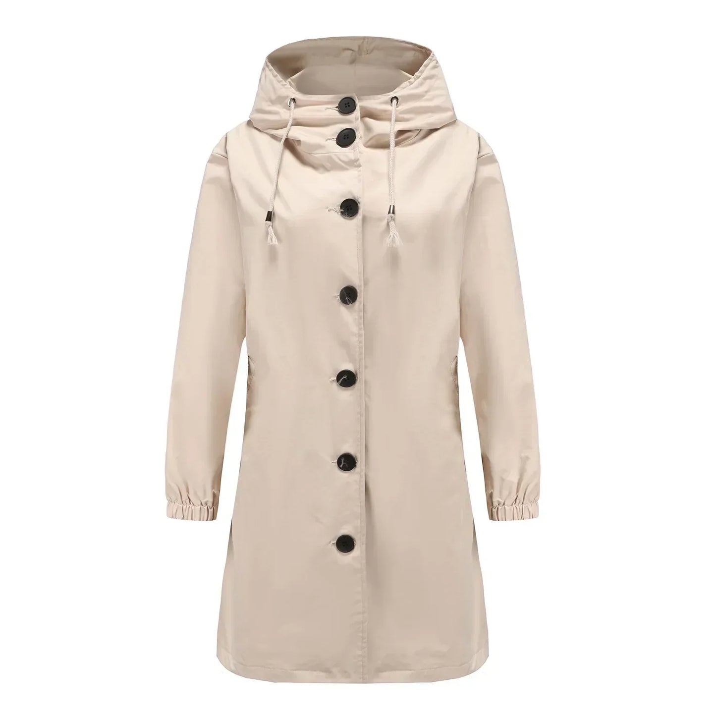 Street-Wave Women's Trench Coat Water-Repellent All-Season Rain Shield Stylish and Timeless