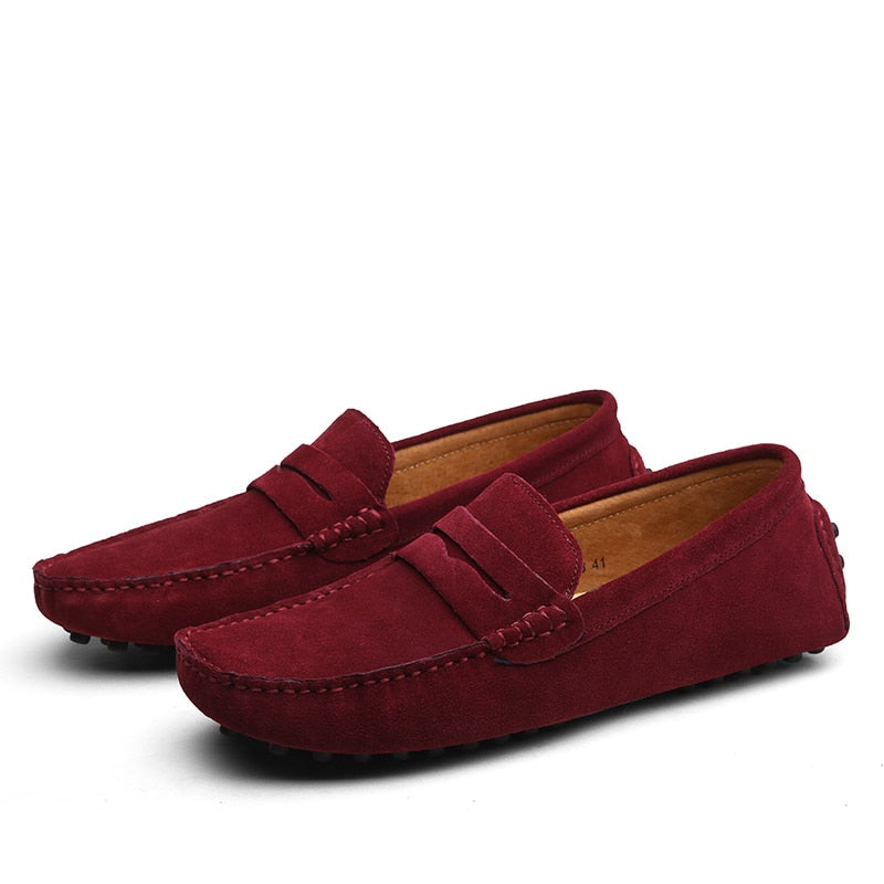 Suede Loafers By Vardi Marco For Modern Men Stylish Versatile Vacation Ready Premium Everyday Shoes
