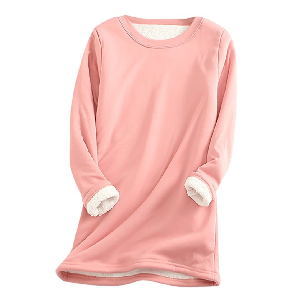 Street-wave Fleece-Lined Pullover for Cozy Warmth and All-Day Comfort Lounge Wear for Homebodies