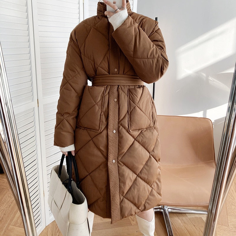 Streetwave Oversized Quilted Coat Sandra For Bold Women Warm Chic Winter Outerwear