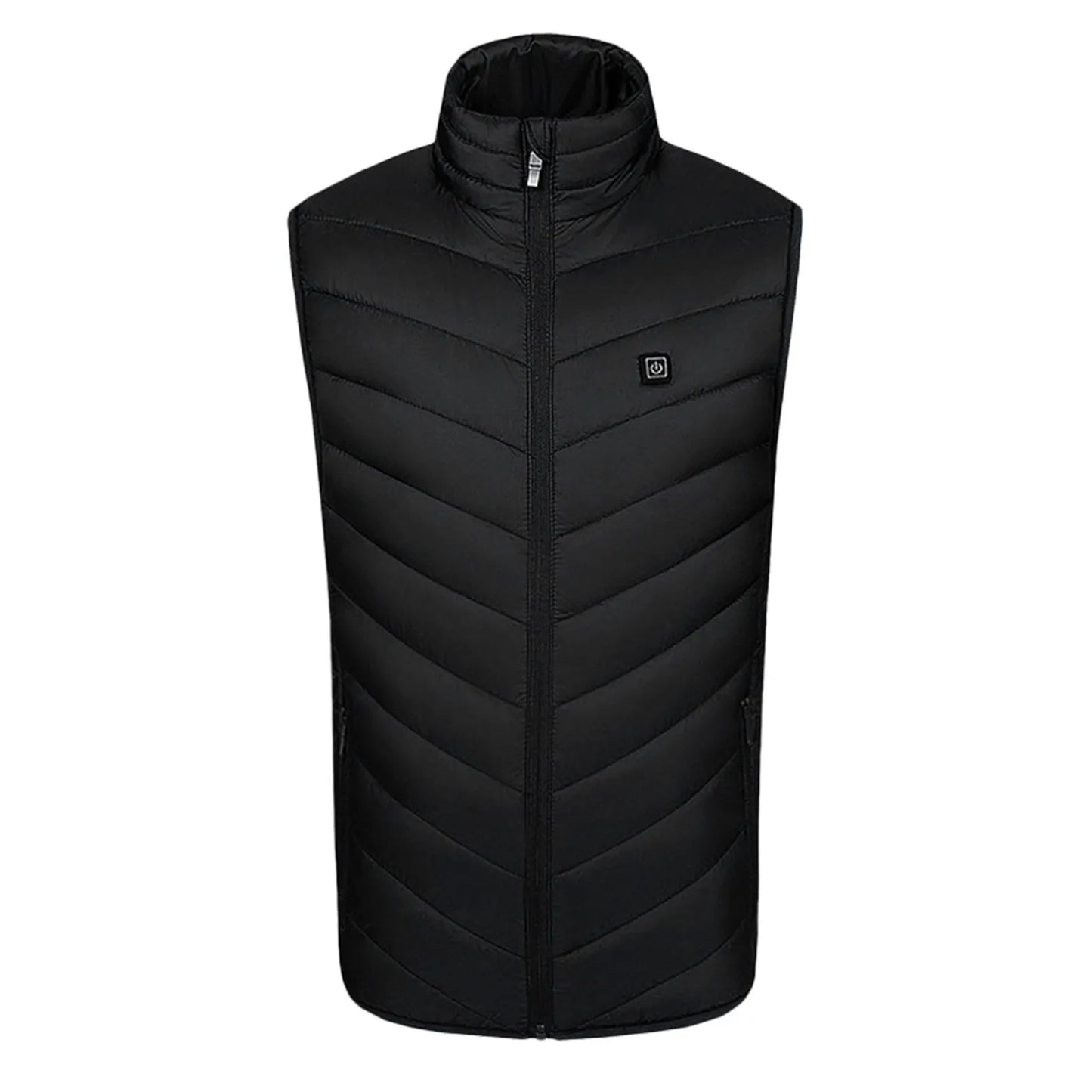 Street Wave Slim Heated Vest With Fleece Front Back And Collar Heat 3 Levels For Outdoor Enthusiasts