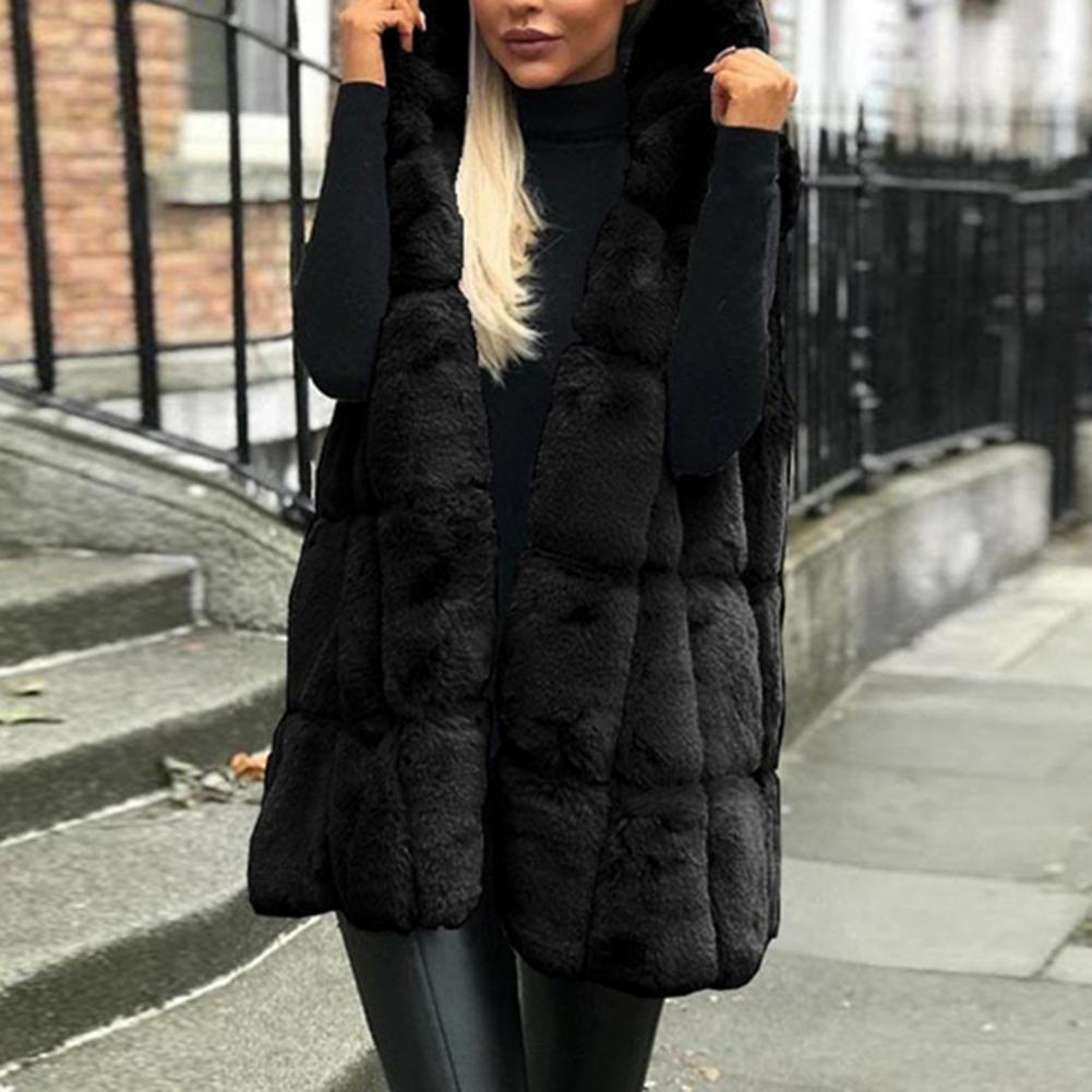 Street Wave Fleece Lined Women's Puffer Coat Cozy Warm Plush Lining Jacket Winter Essential For Cold Weather
