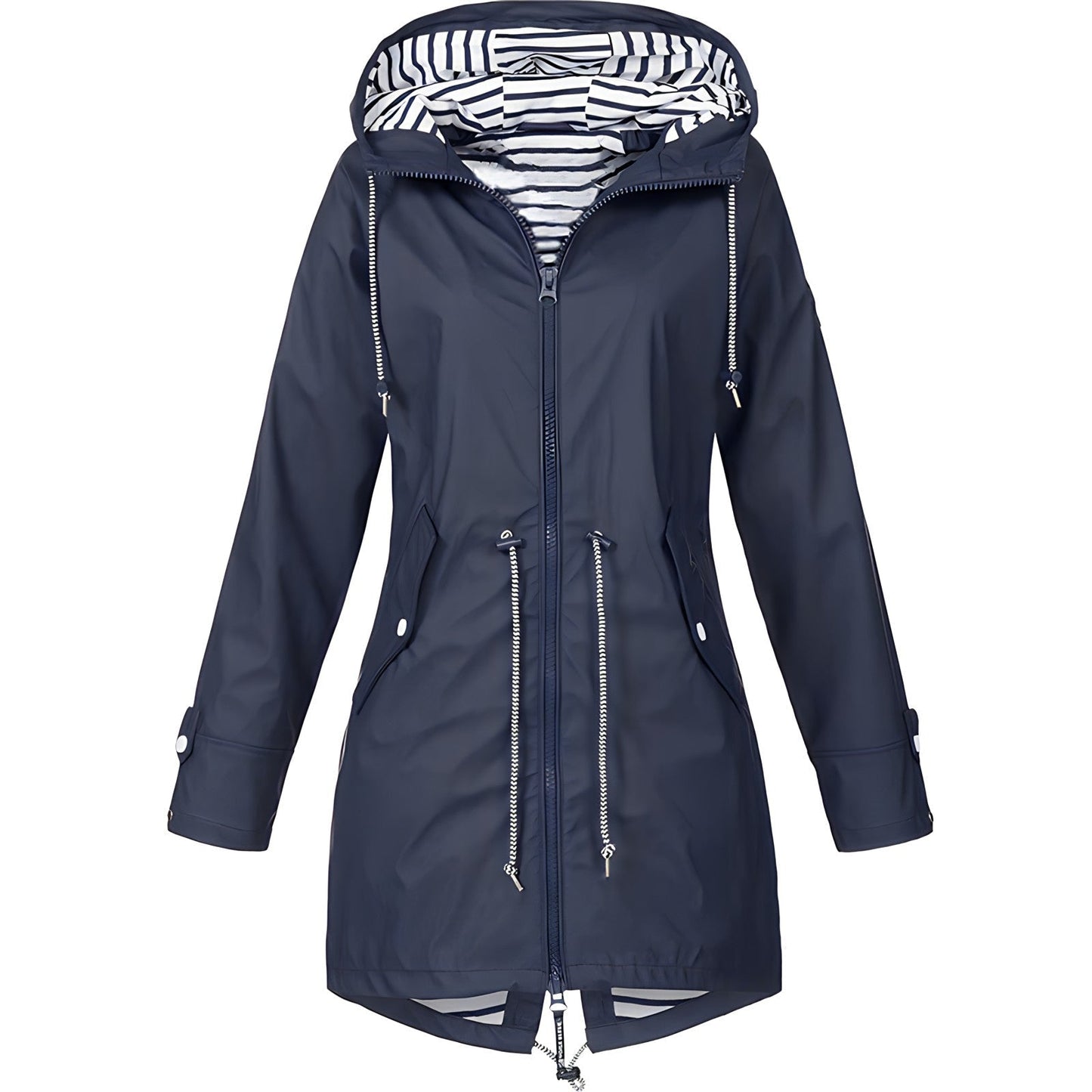 Street-wave Women's Waterproof Outdoor Jacket Lightweight Windproof Rain Coat for Hiking