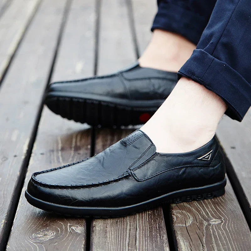 Leather Loafers Mens Premium Breathable Slip On Comfort From LuxusSchritte For Stylish Professionals