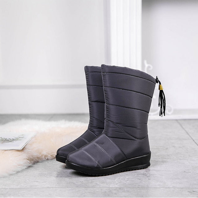 Street-Wave Lightweight Insulated Winter Boots For Women Warmth Without Weight Cozy Comfort With Padded Shaft