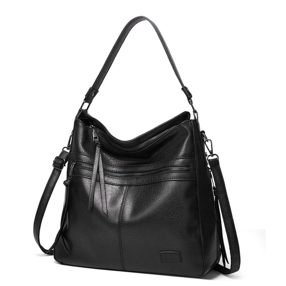 Street-Wave Judy Vegan Leather Shoulder Bag Dual Carry Options For Professionals
