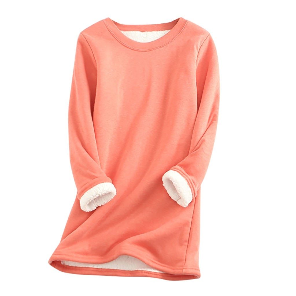 Street-wave Fleece-Lined Pullover for Cozy Warmth and All-Day Comfort Lounge Wear for Homebodies