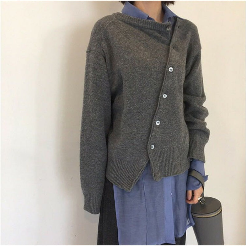 Street-wave Cashmere Cardigan Vest With Button Closure For Women Ultra Soft Warm Everyday Comfort