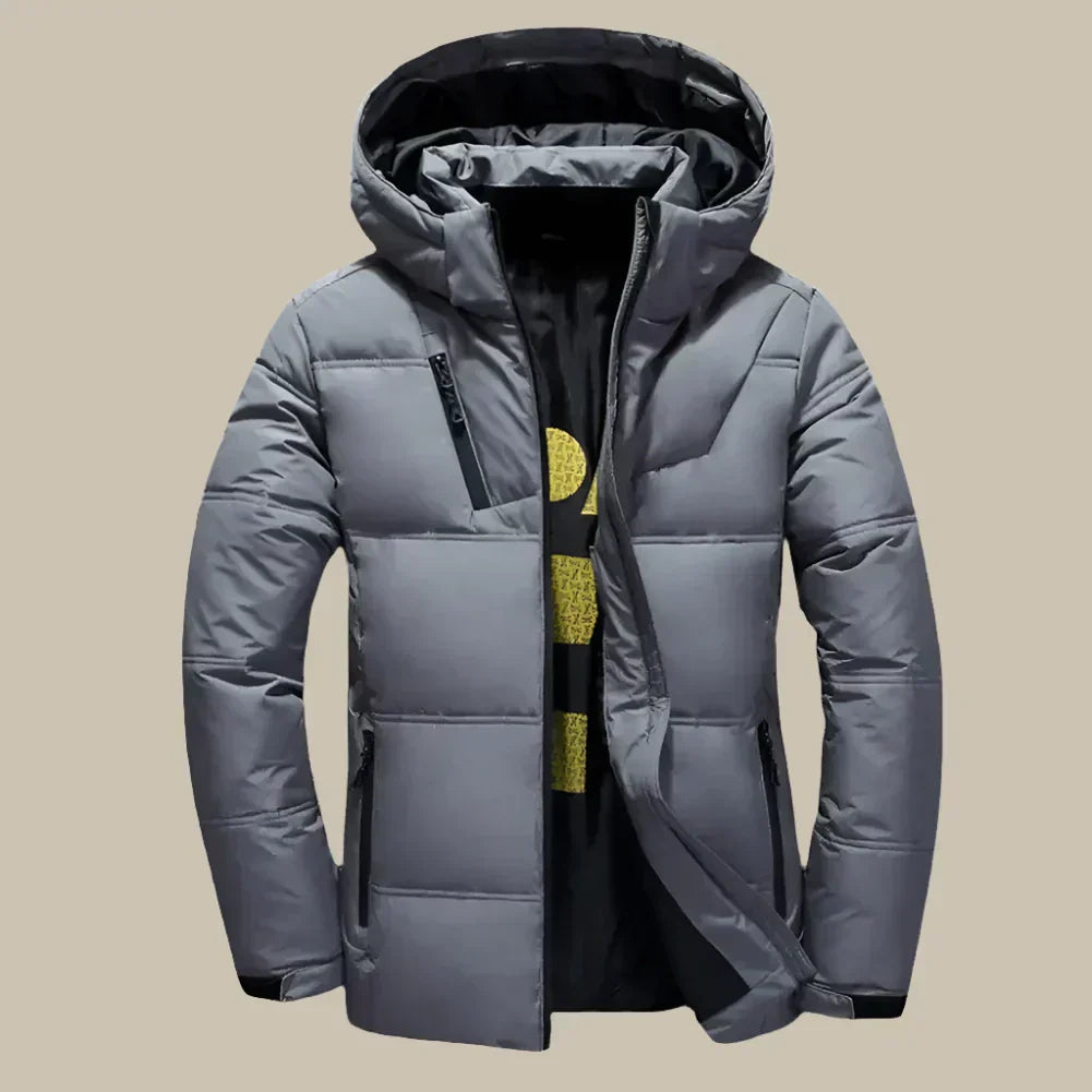 Street Wave Mens Lightweight Down Jacket Warm Stylish for Outdoor and Urban Wear