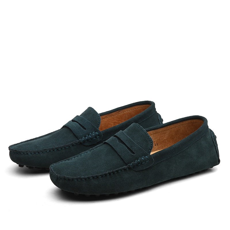 Suede Loafers By Vardi Marco For Modern Men Stylish Versatile Vacation Ready Premium Everyday Shoes