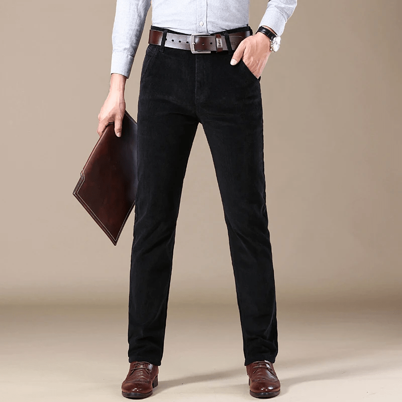 Street-Wave Men's Corduroy Pants Warm Durable Winter Ready
