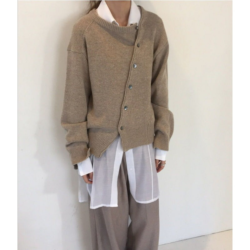 Street-wave Cashmere Cardigan Vest With Button Closure For Women Ultra Soft Warm Everyday Comfort