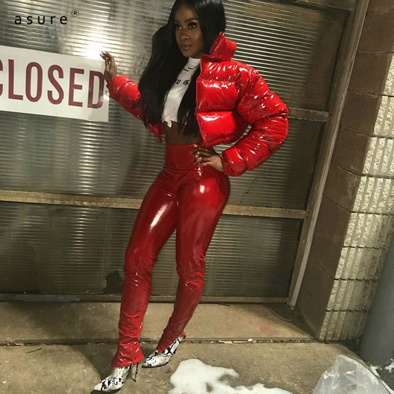 Street-wave Puffer Jacket Unisex Bomber Style For Winter Warmth And Trendy Urban Look