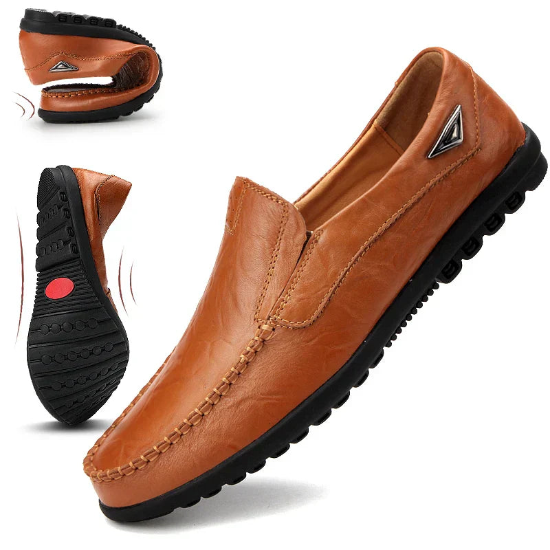 Leather Loafers Mens Premium Breathable Slip On Comfort From LuxusSchritte For Stylish Professionals
