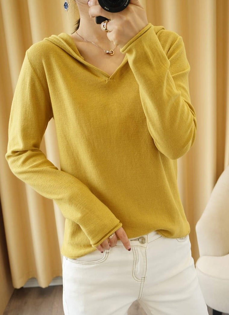 Street-wave Womens Cozy Knit Pullover LUNA - Modern Warm Autumn Winter Sweater For Everyday Style