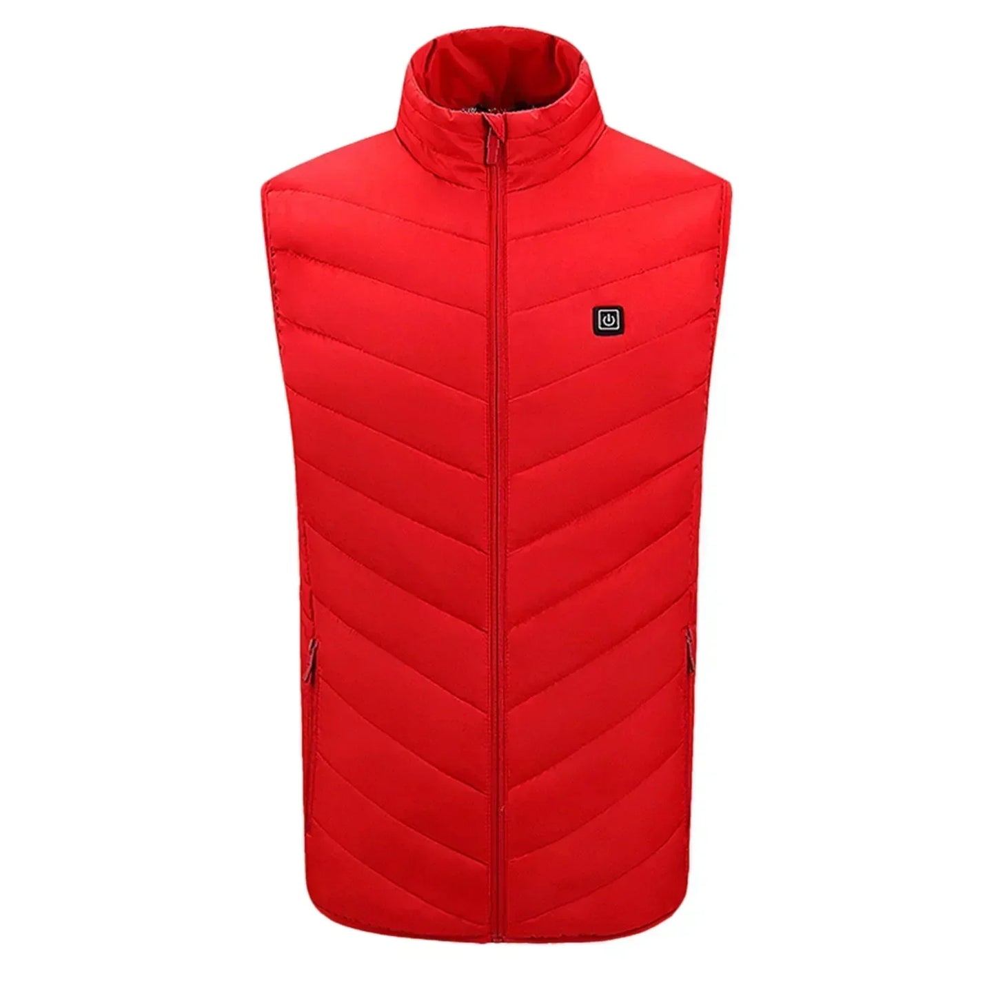 Street Wave Slim Heated Vest With Fleece Front Back And Collar Heat 3 Levels For Outdoor Enthusiasts