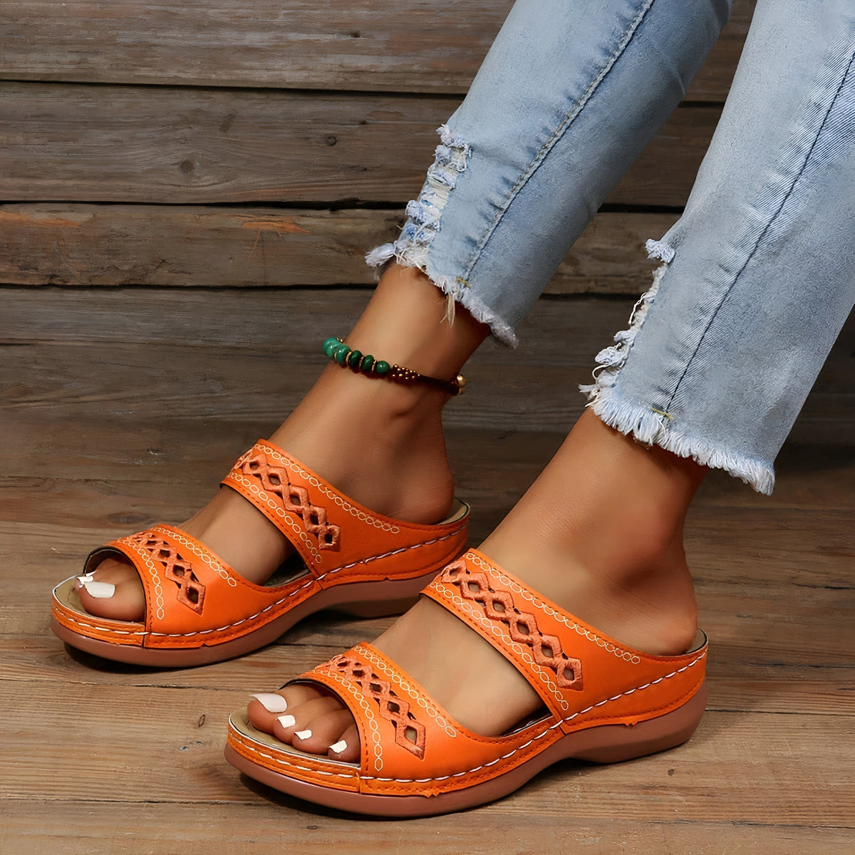 Orthopedic Women's Sandals By Street-wave Ultra Comfortable All-Day Support And Style